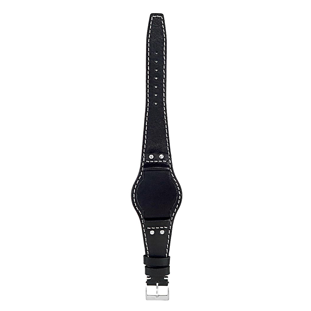 DASSARI Quest Italian Leather Riveted Bund Strap for Tudor Heritage Ranger
