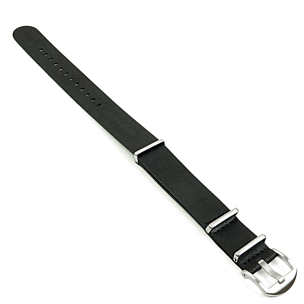 DASSARI Slater Distressed Leather NATO Strap
