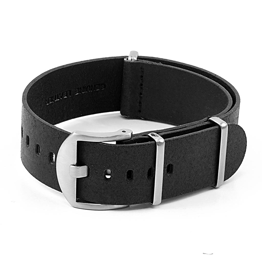 DASSARI Slater Distressed Leather NATO Strap