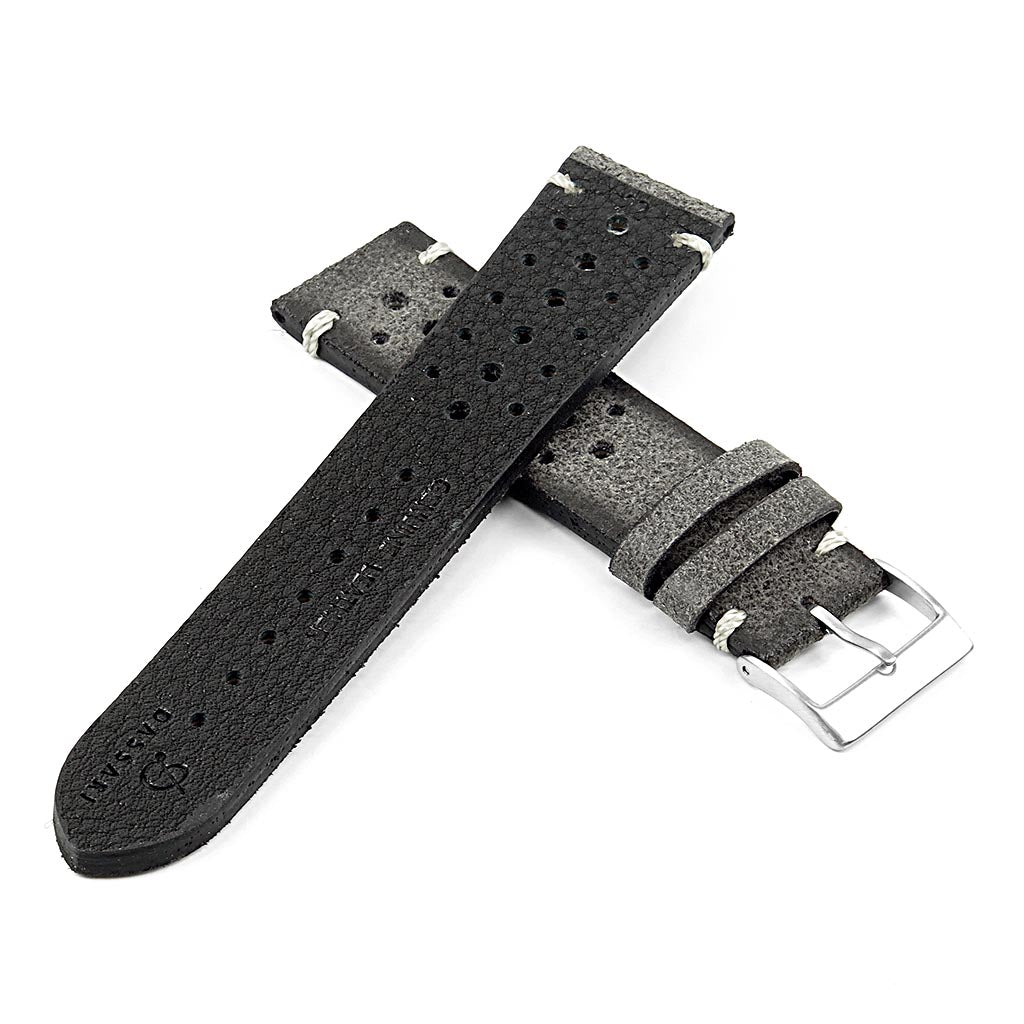 Dassari Speedster Perforated Vintage Leather Rally Strap