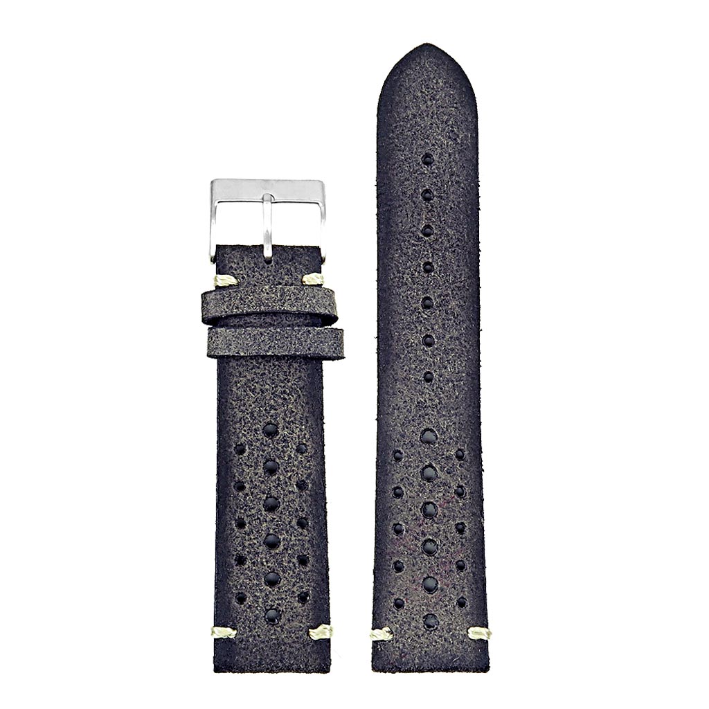 Dassari Speedster Perforated Vintage Leather Rally Strap