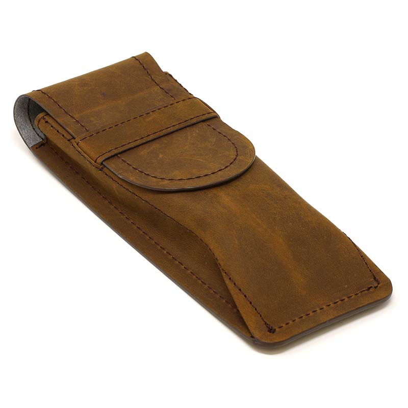 DASSARI Vintage Leather Watch Pouch