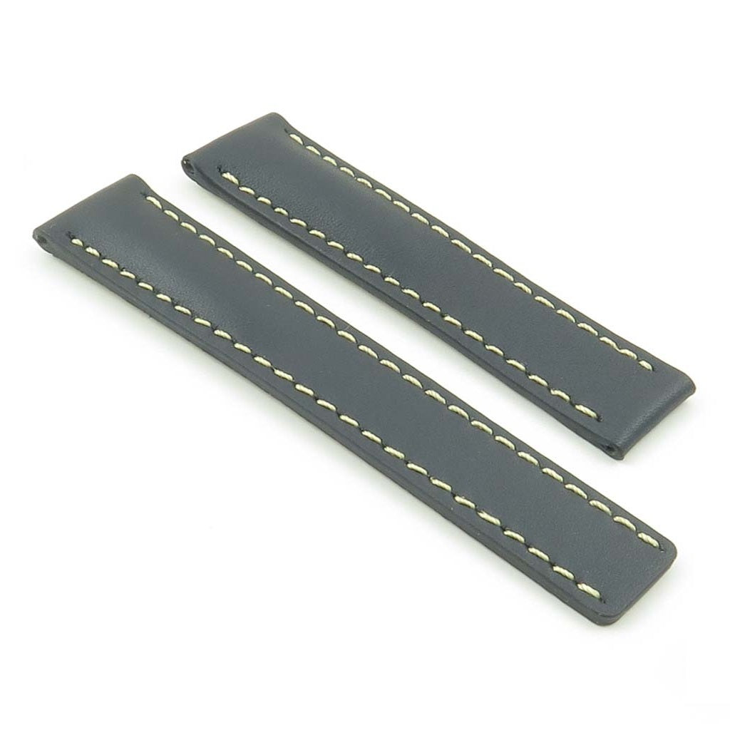 DASSARI G5 Italian Leather Watch Strap for Deployment Clasp