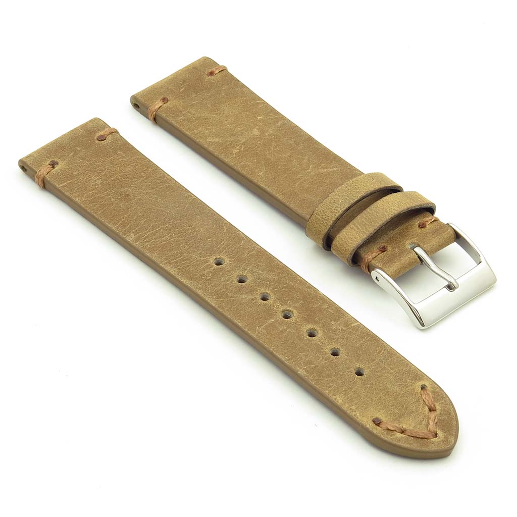 DASSARI Tribute Vintage Italian Leather Watch Strap