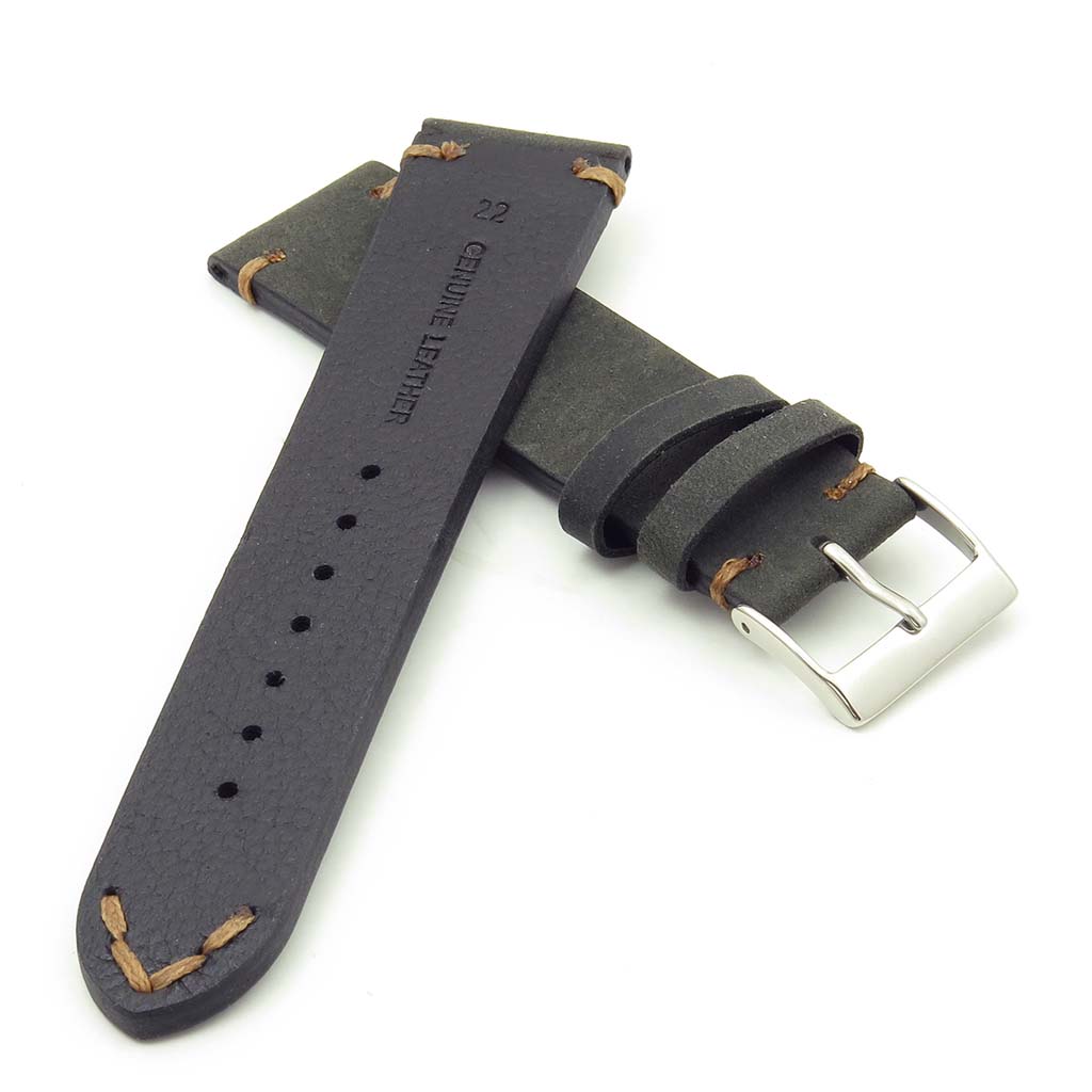 DASSARI Tribute Vintage Italian Leather Watch Strap