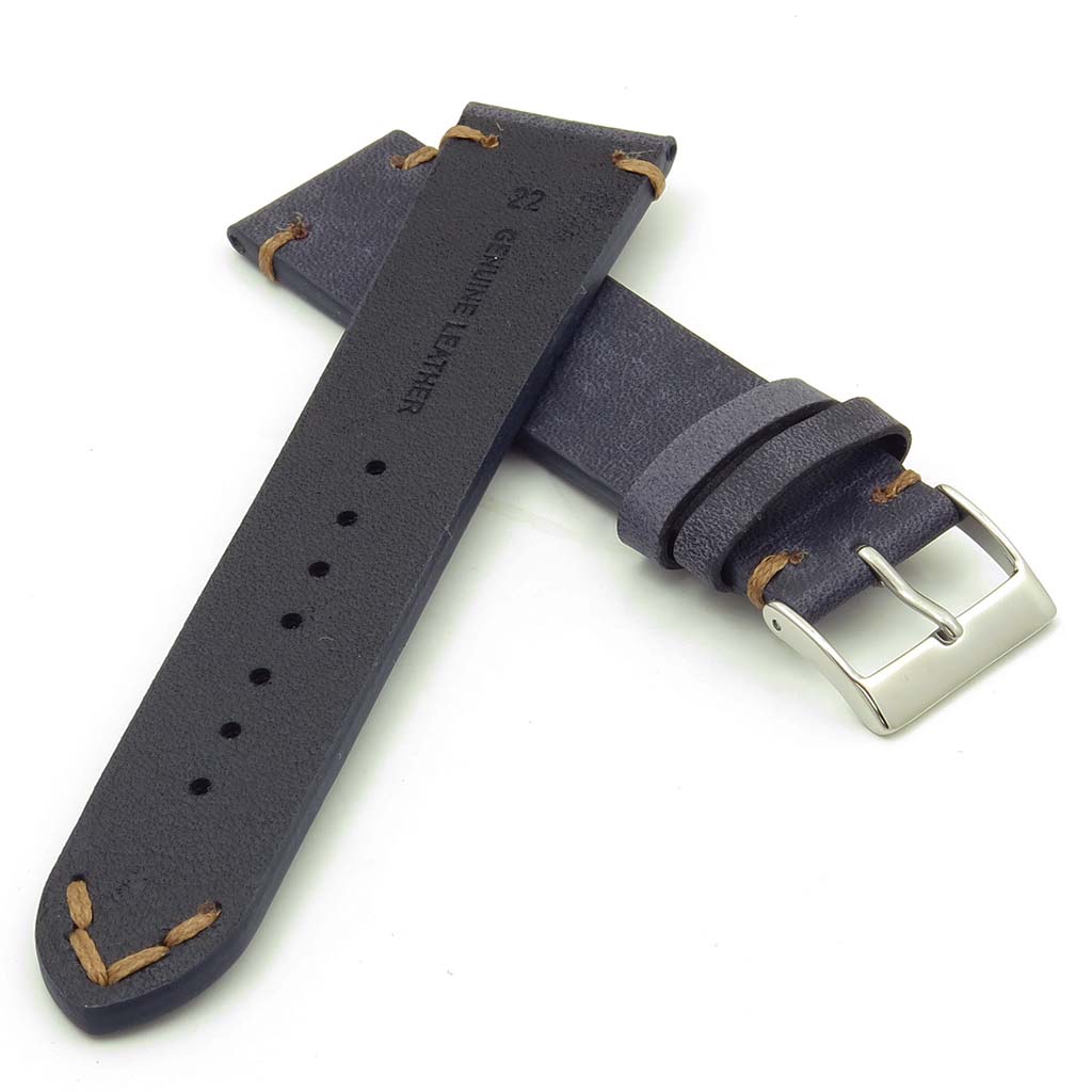 DASSARI Tribute Vintage Italian Leather Watch Strap