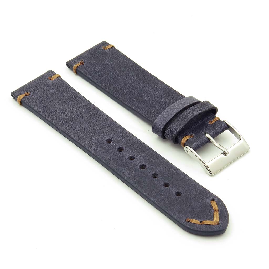 DASSARI Tribute Vintage Italian Leather Watch Strap