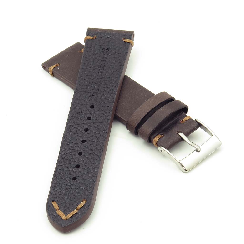 DASSARI Tribute Vintage Italian Leather Watch Strap