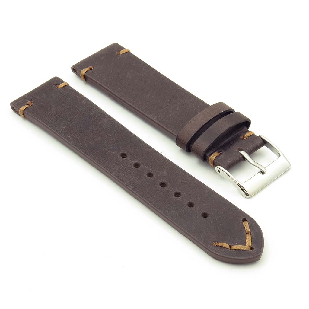 DASSARI Tribute Vintage Italian Leather Watch Strap