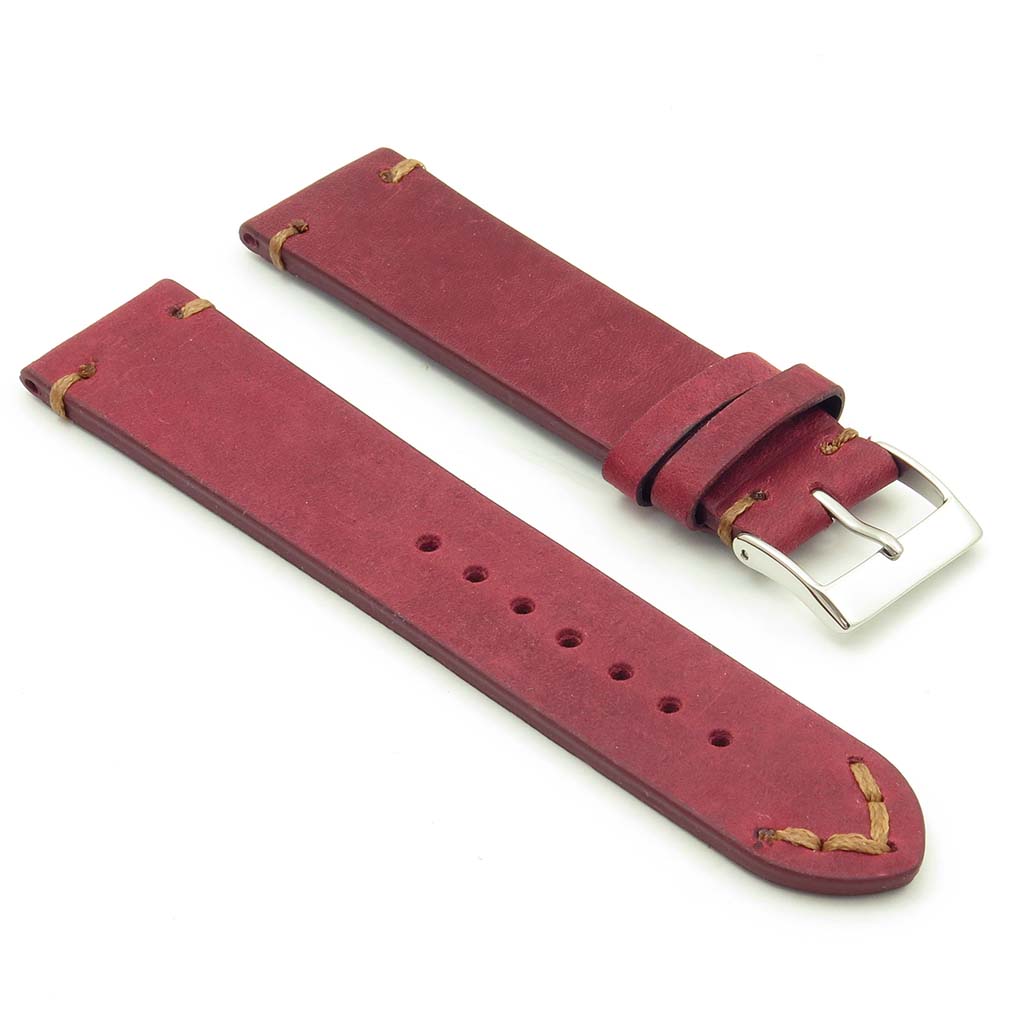 DASSARI Tribute Vintage Italian Leather Watch Strap