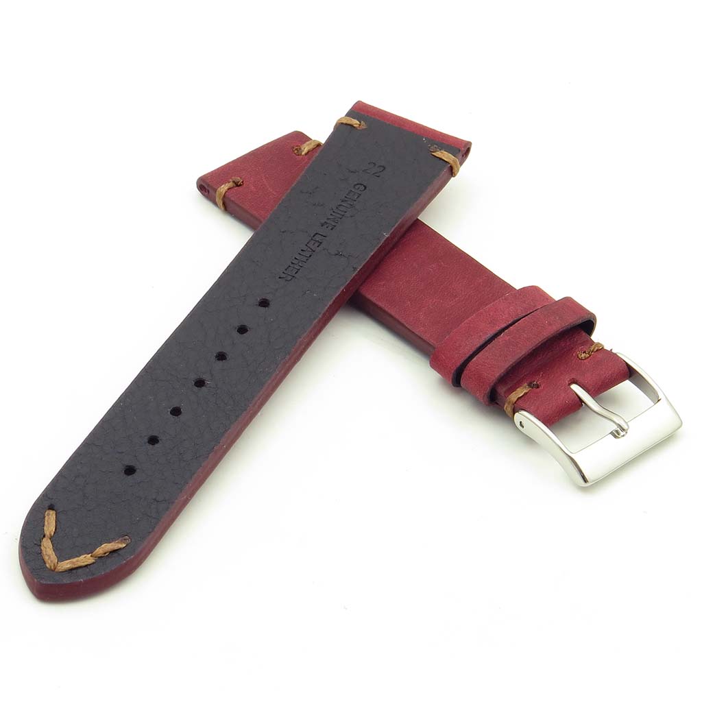 DASSARI Tribute Vintage Italian Leather Watch Strap