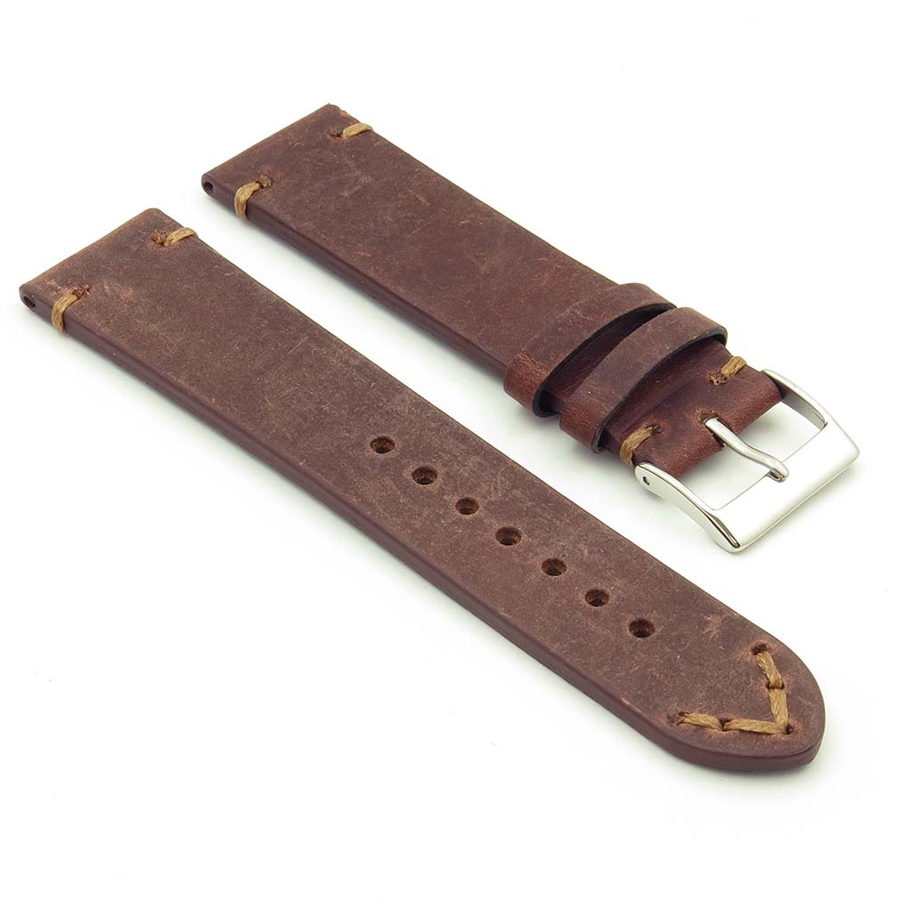 DASSARI Tribute Vintage Italian Leather Watch Strap