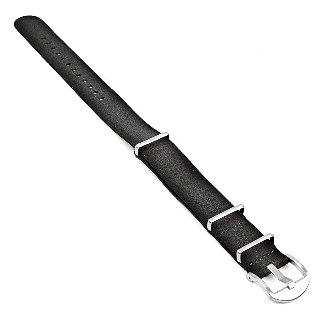 DASSARI Slater Distressed Leather NATO Strap