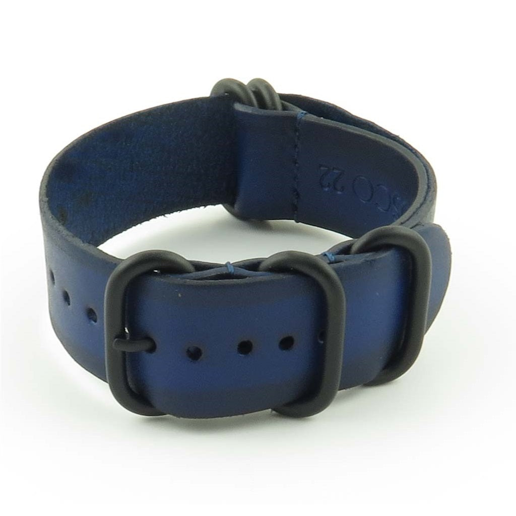 Faded Vintage Leather NATO Strap