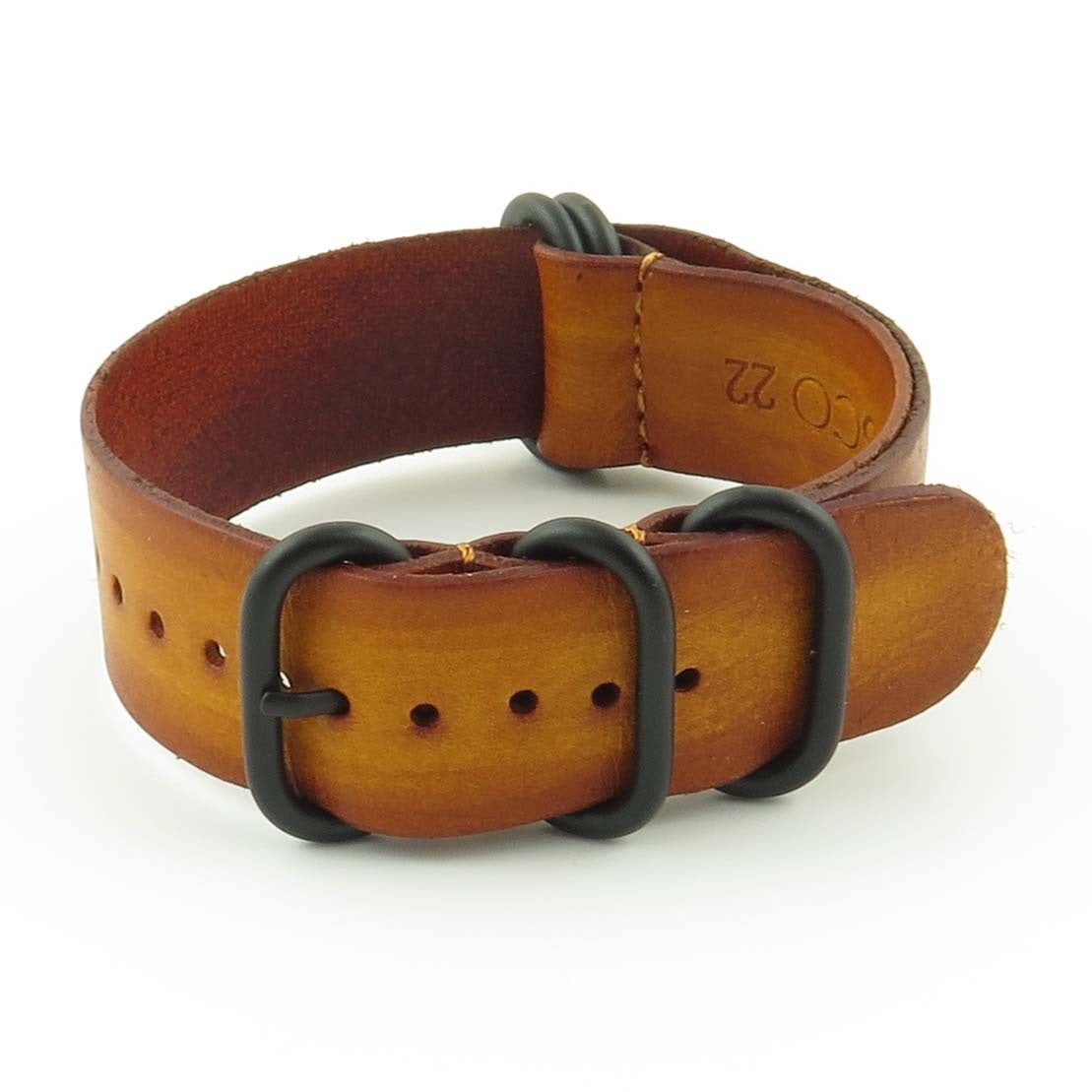 Faded Vintage Leather NATO Strap