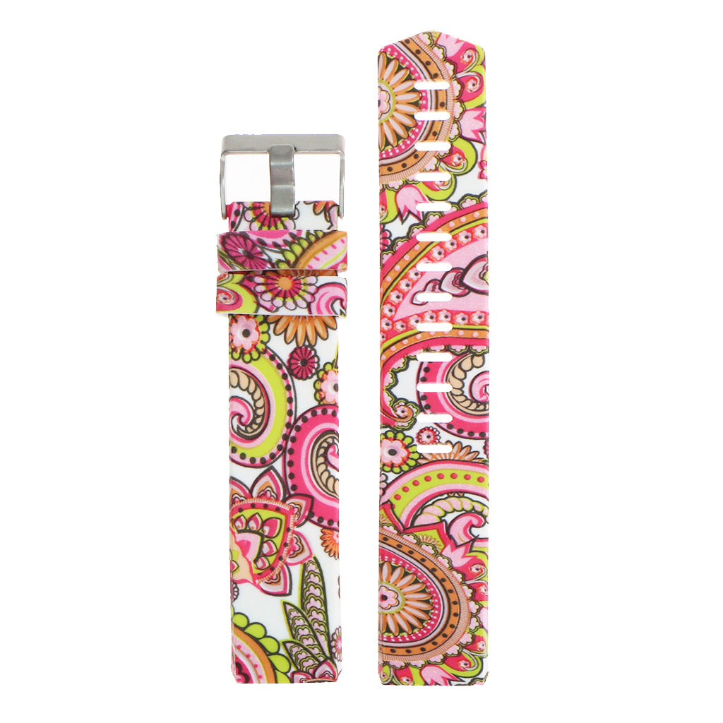 Patterned Silicone Strap for Fitbit Charge 2