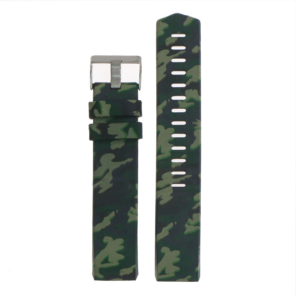 Patterned Silicone Strap for Fitbit Charge 2