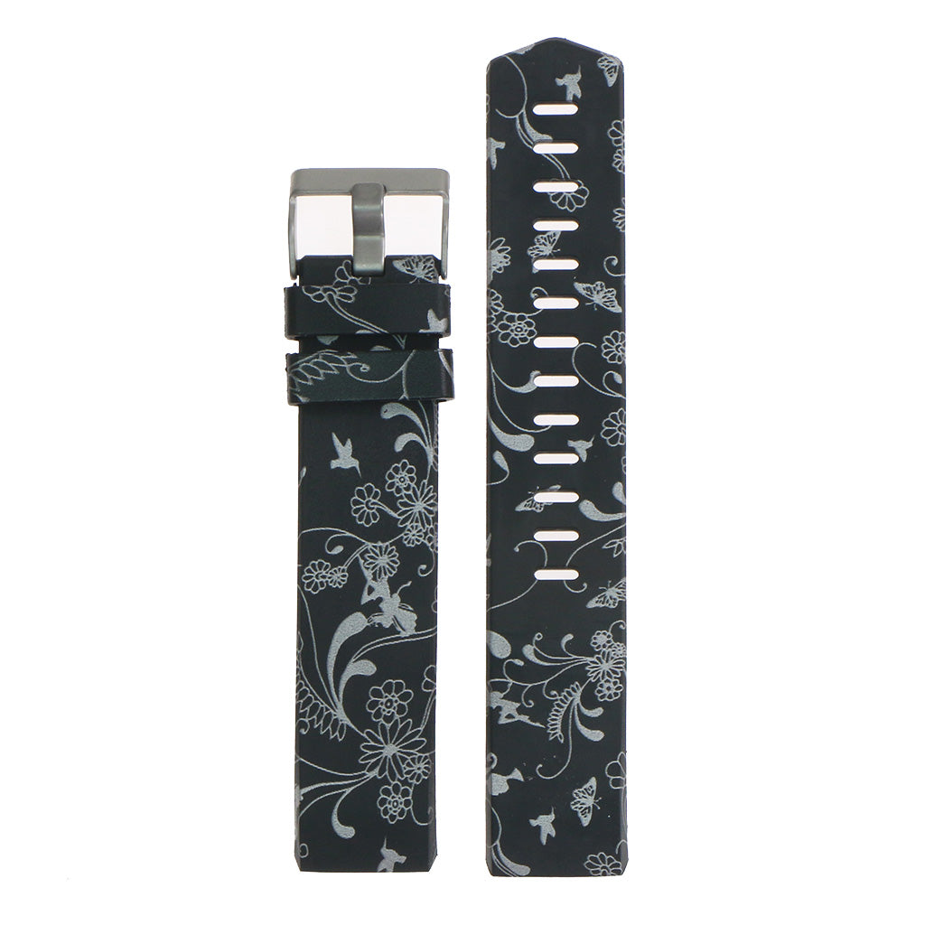 Patterned Silicone Strap for Fitbit Charge 2