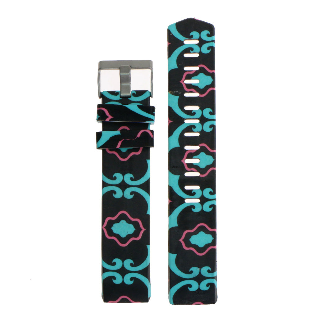 Patterned Silicone Strap for Fitbit Charge 2