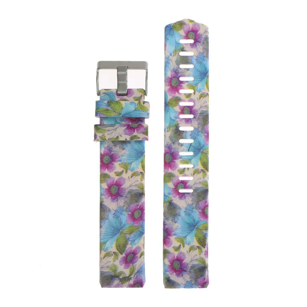 Patterned Silicone Strap for Fitbit Charge 2