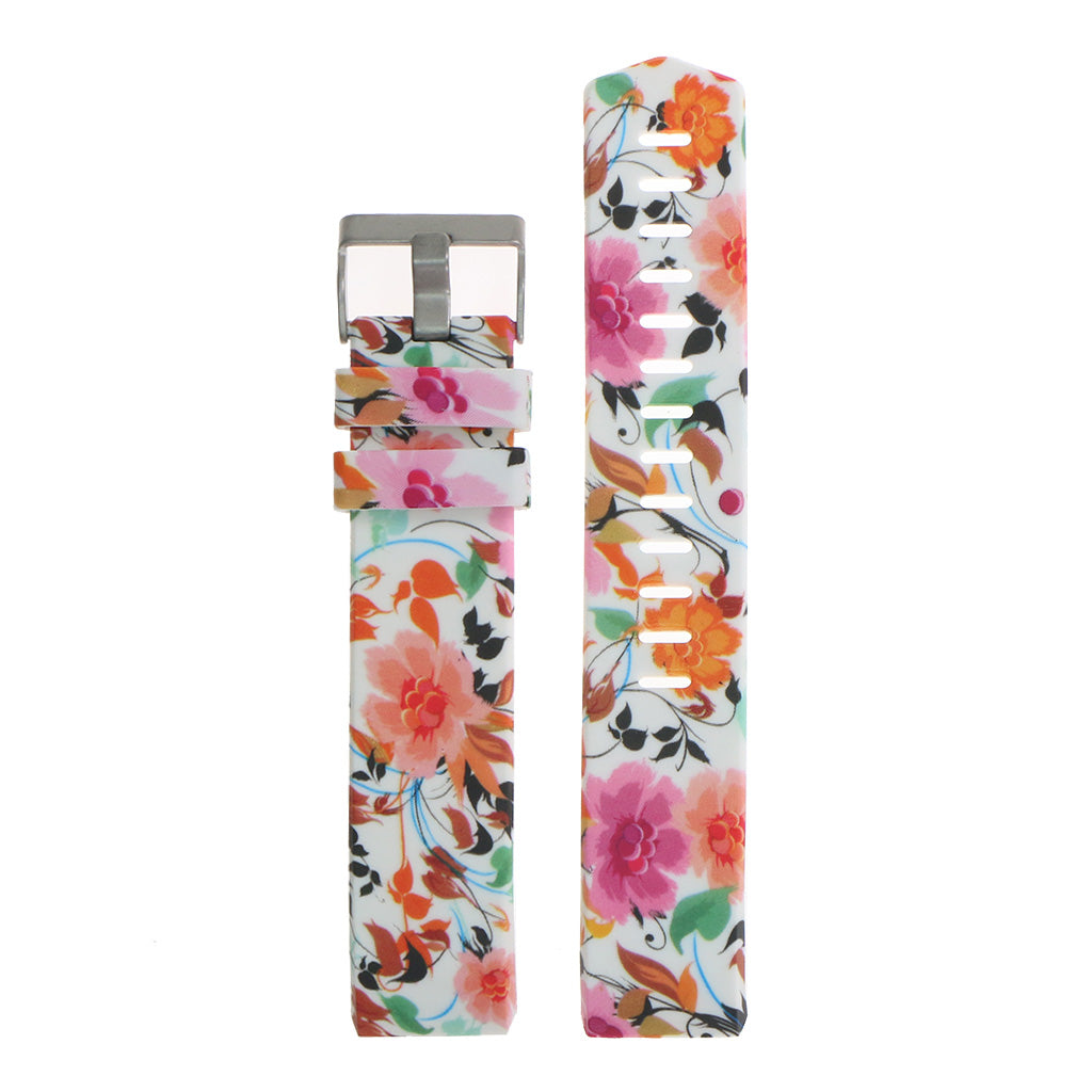 Patterned Silicone Strap for Fitbit Charge 2