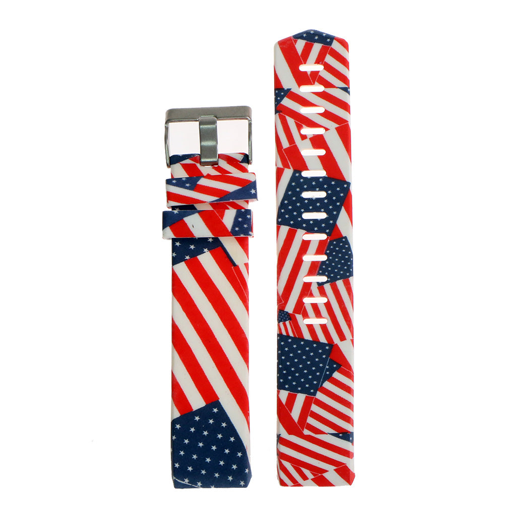 Patterned Silicone Strap for Fitbit Charge 2