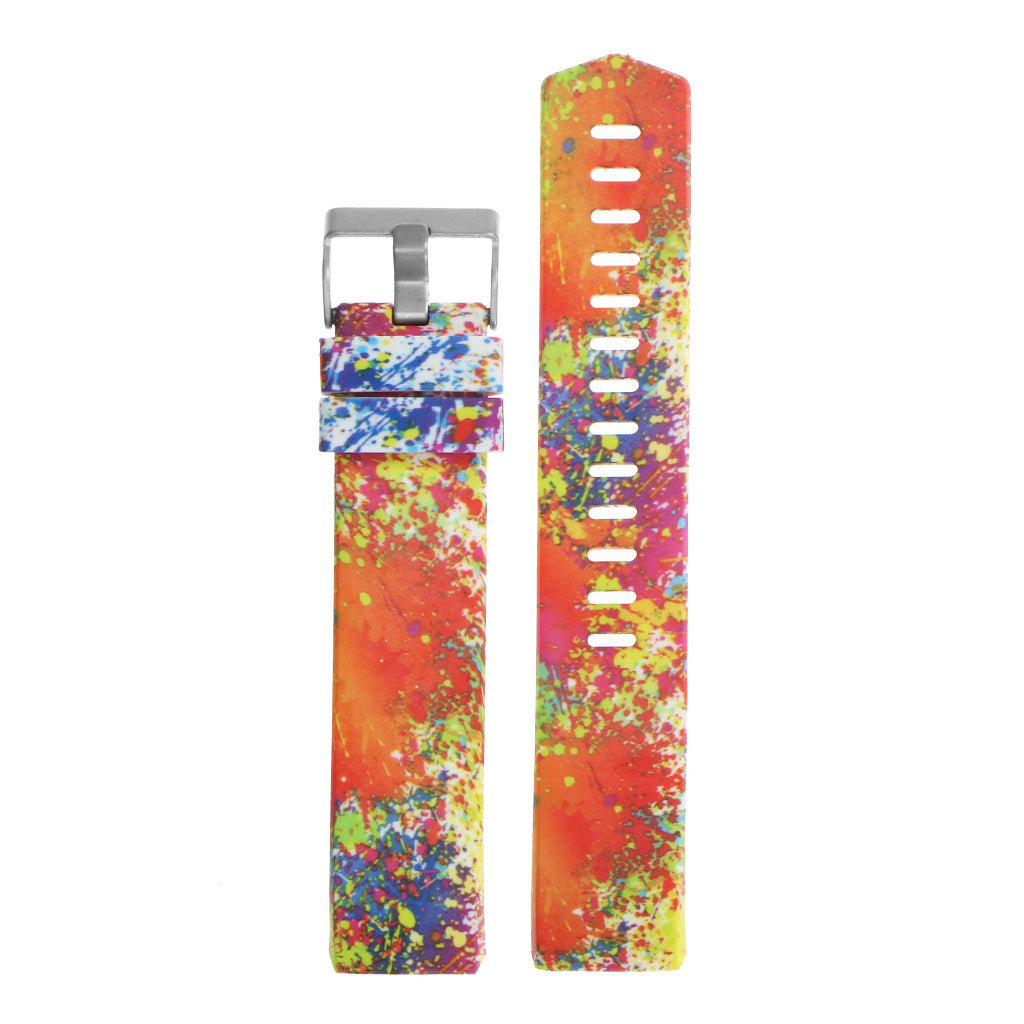 Patterned Silicone Strap for Fitbit Charge 2