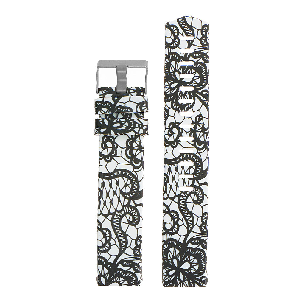 Patterned Silicone Strap for Fitbit Charge 2
