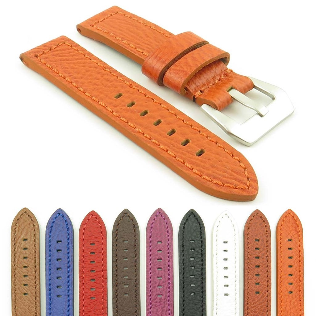 DASSARI Baron Thick Textured Leather Strap