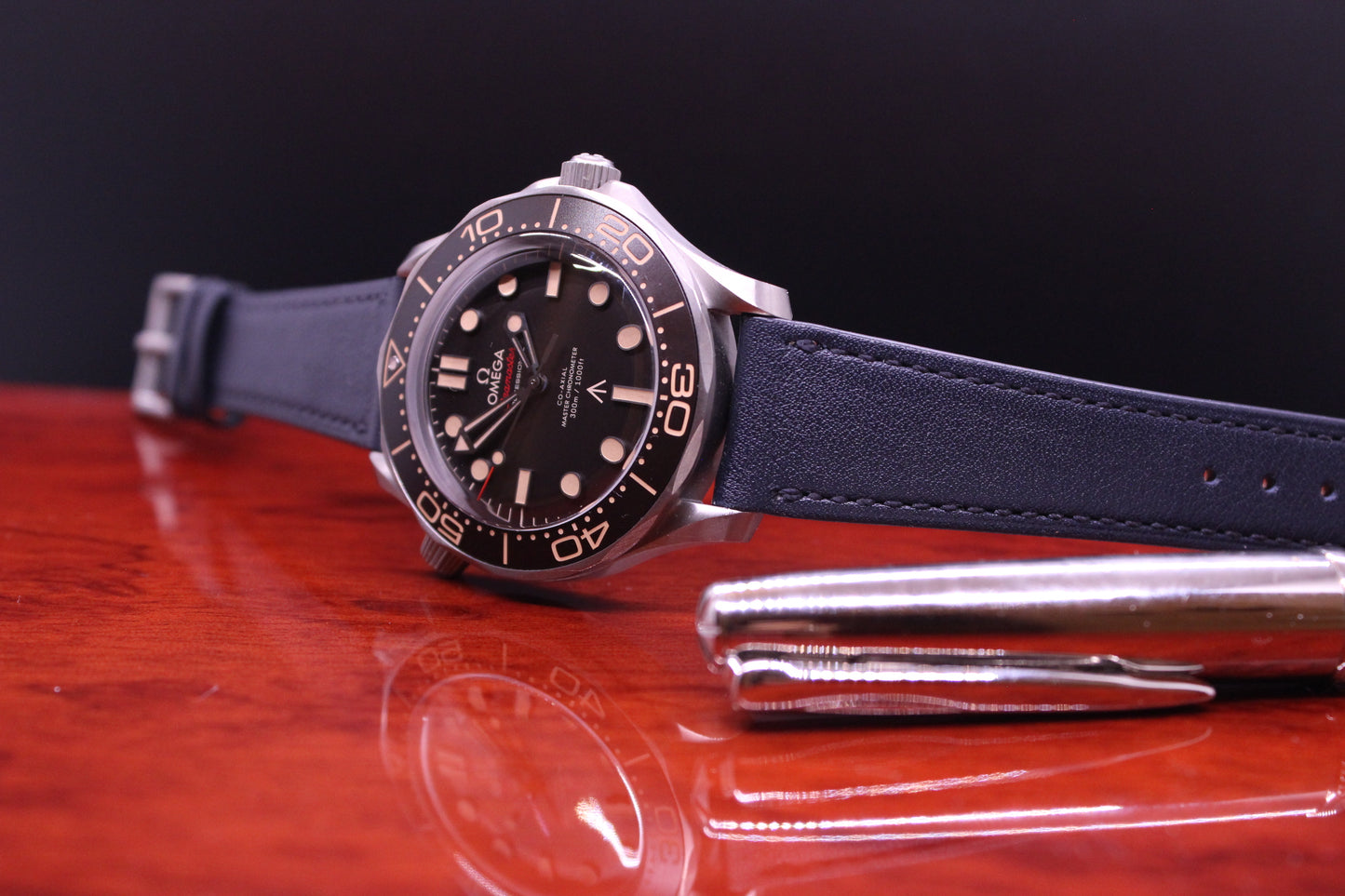 The Stanwich Watch Strap in Navy Blue