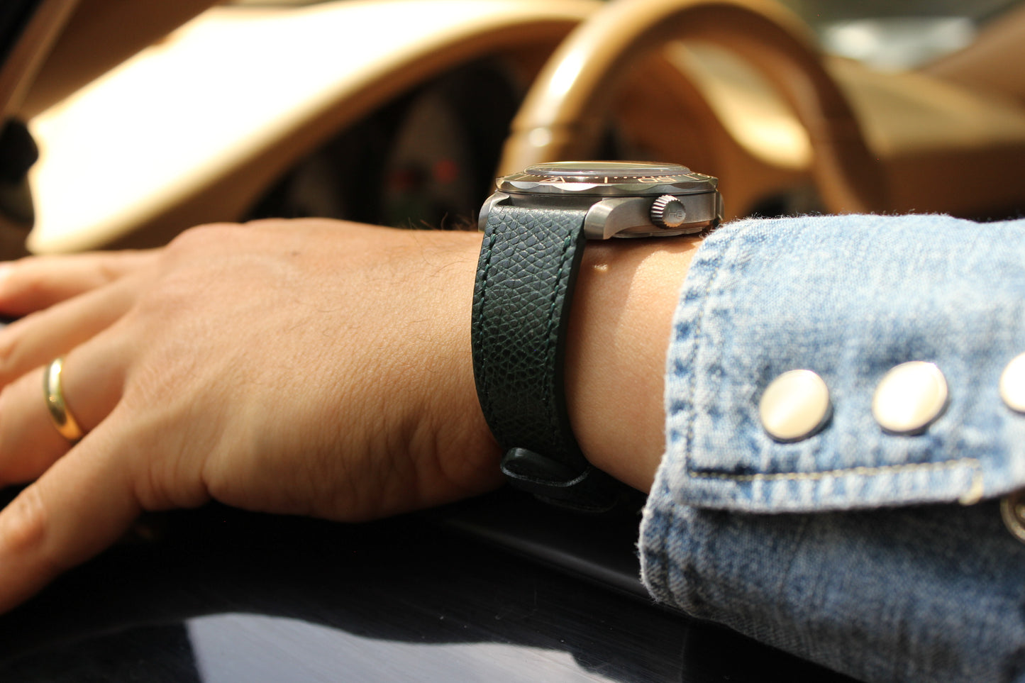 The Valleywood Watch Strap in Green