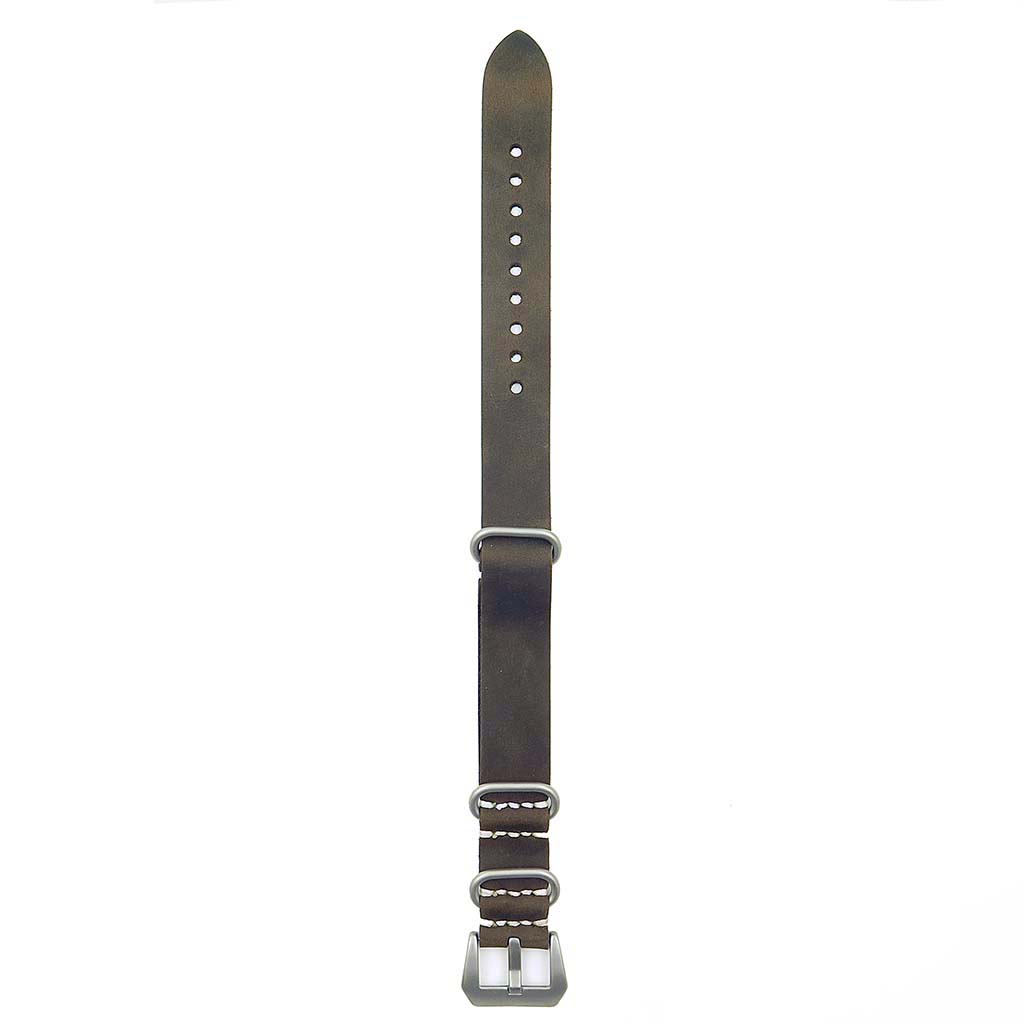 Brown Vintage Leather NATO Strap