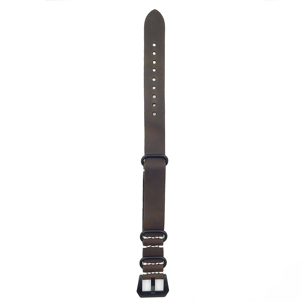 Brown Vintage Leather NATO Strap