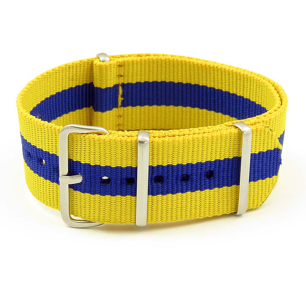 NATO Strap Yellow / Blue