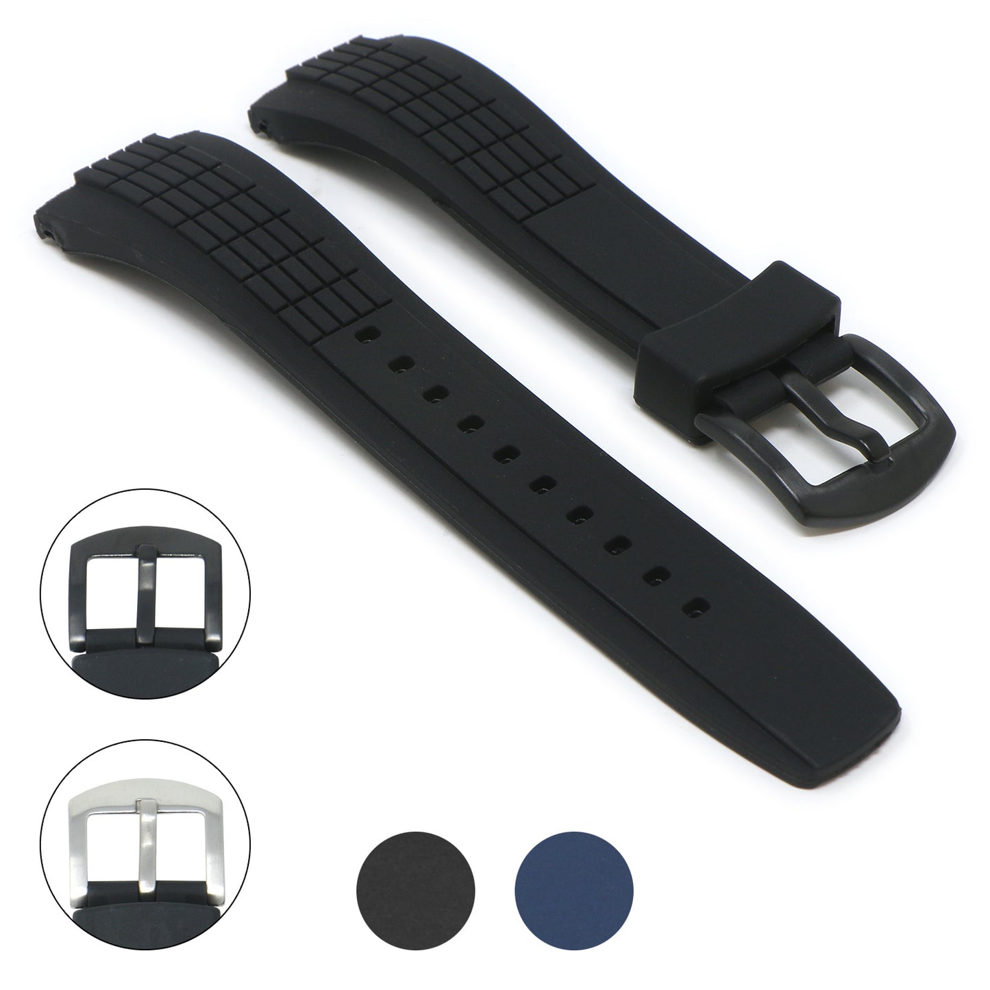 Silicone Watch Strap for Seiko Velatura
