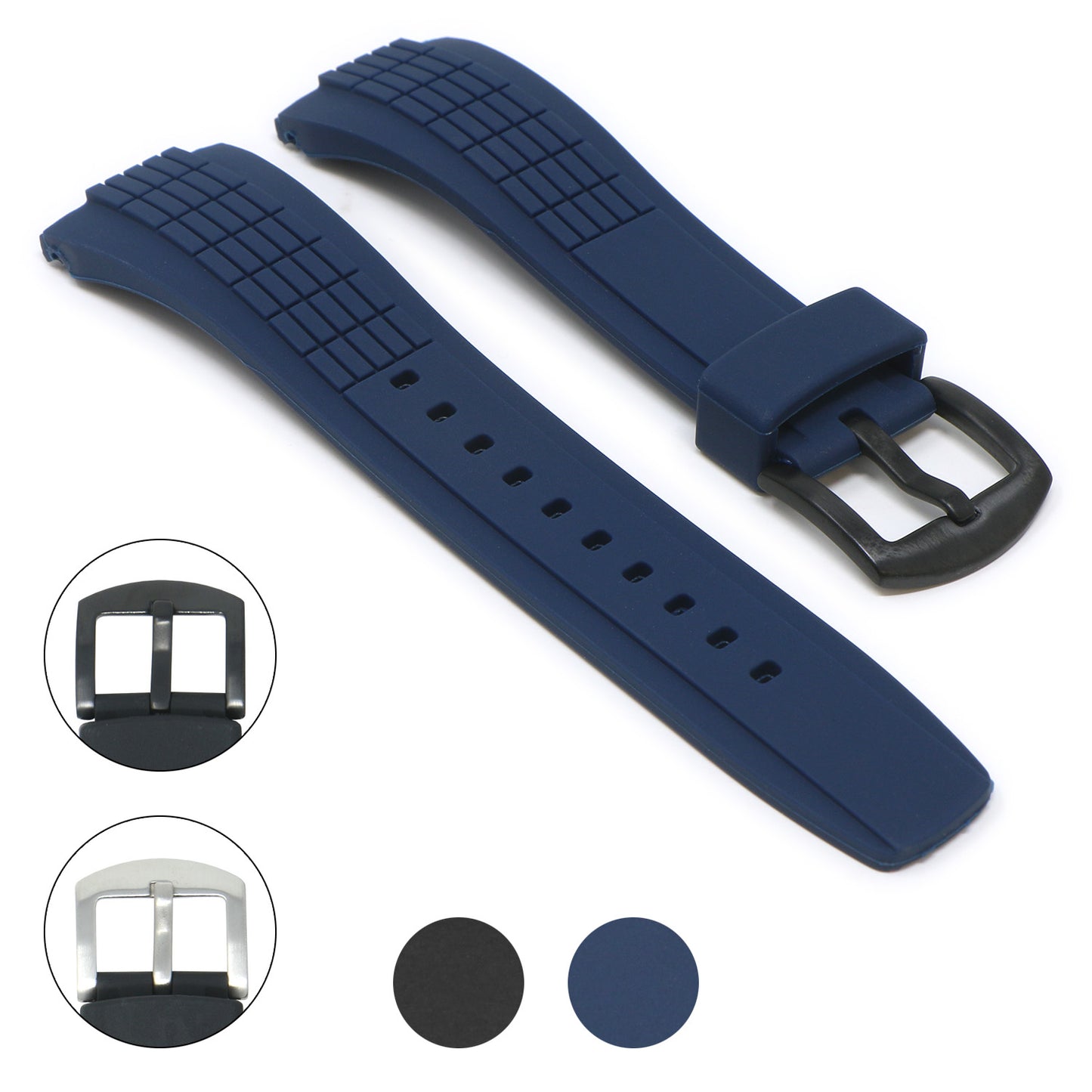 Silicone Watch Strap for Seiko Velatura