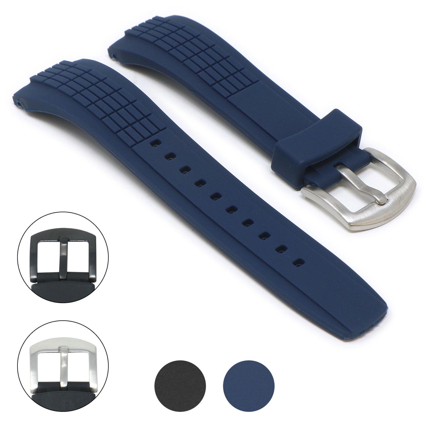 Silicone Watch Strap for Seiko Velatura