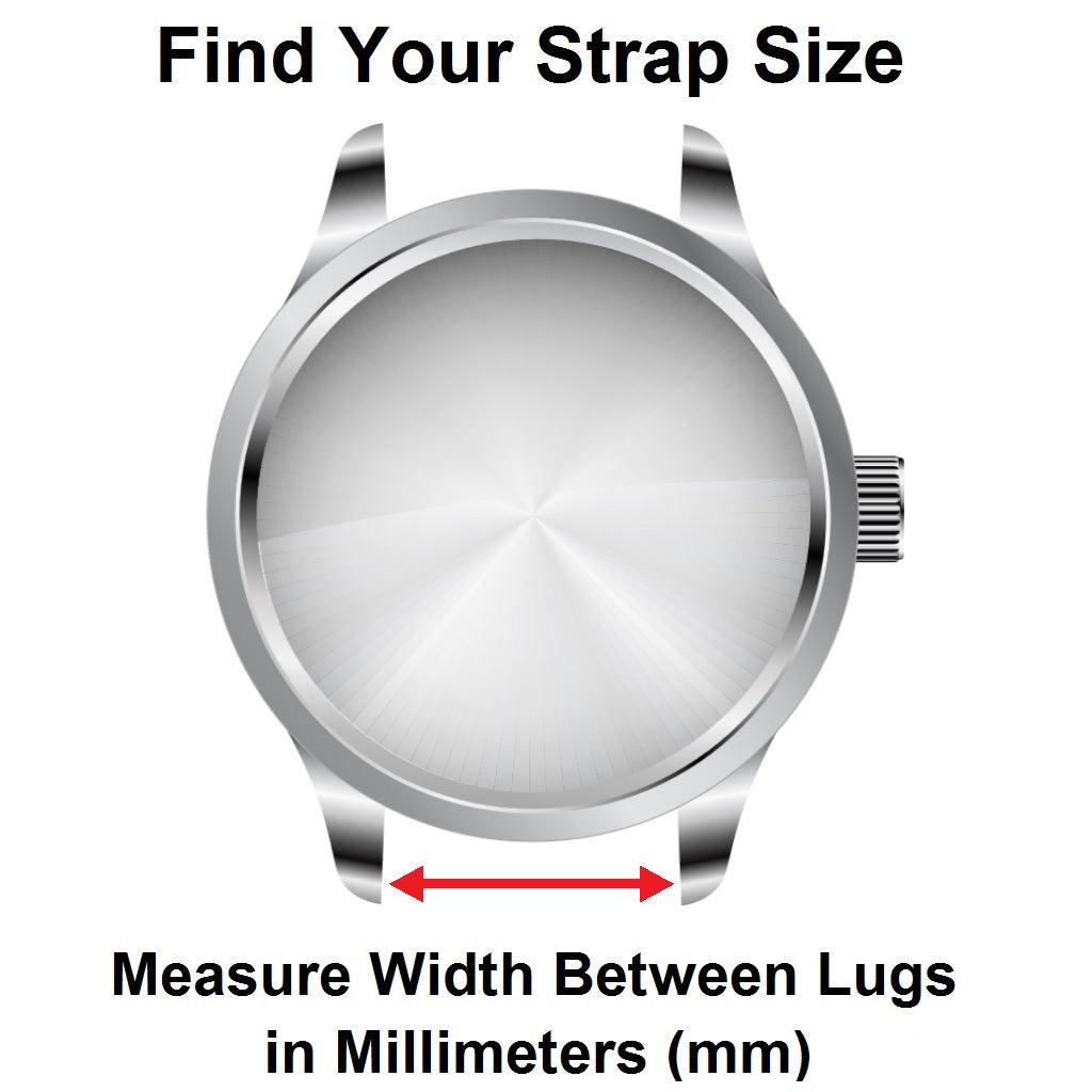 DASSARI Croc Embossed Leather Strap - Quick Release