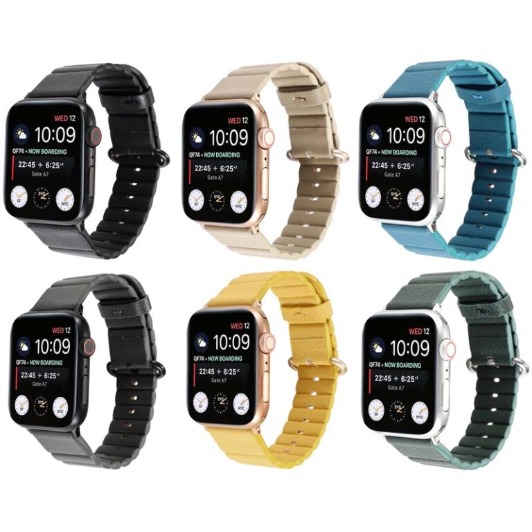 Leather Link Band for Apple Watch