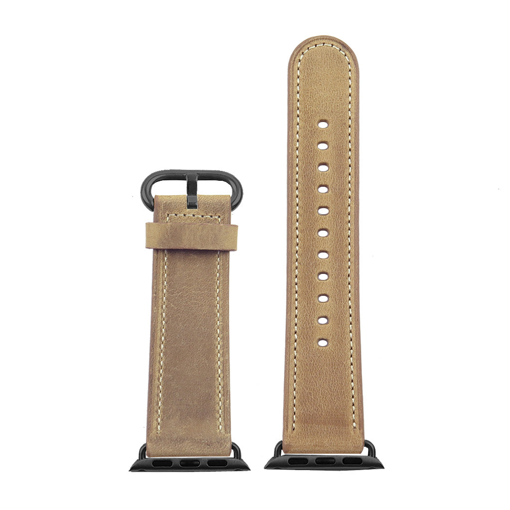 DASSARI Distressed Leather Strap for Apple Watch