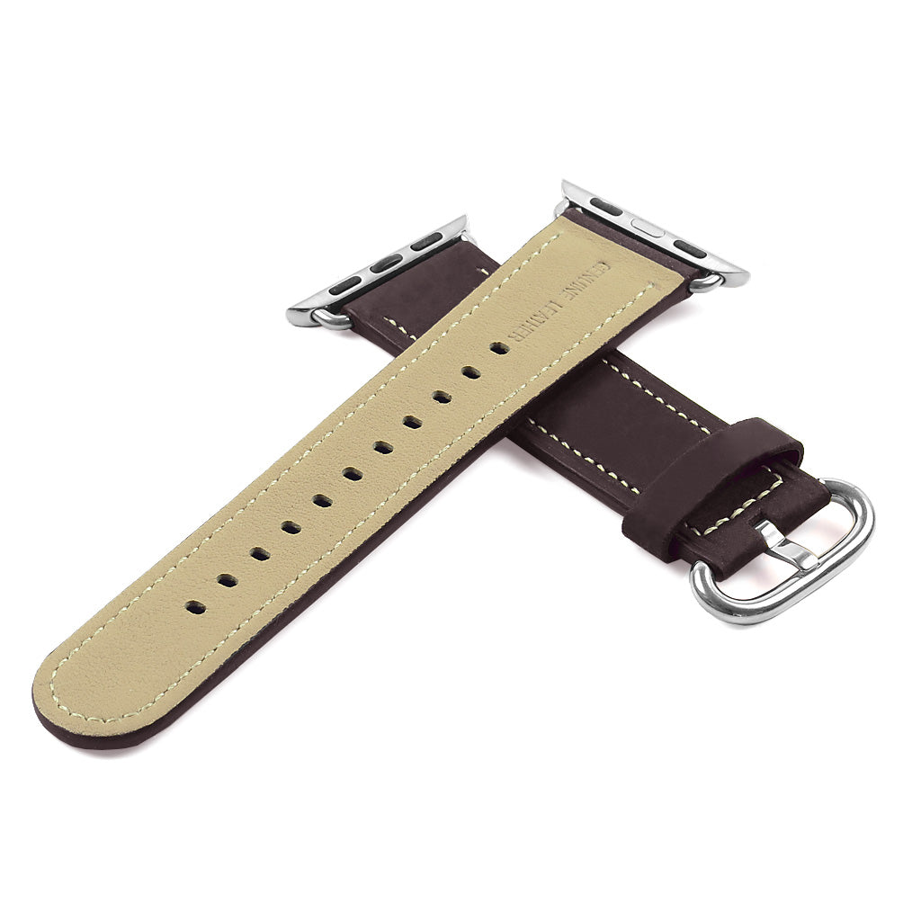 DASSARI Distressed Leather Strap for Apple Watch