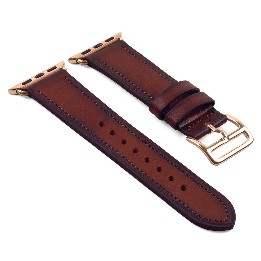 DASSARI Vintage Leather Strap For Apple Watch
