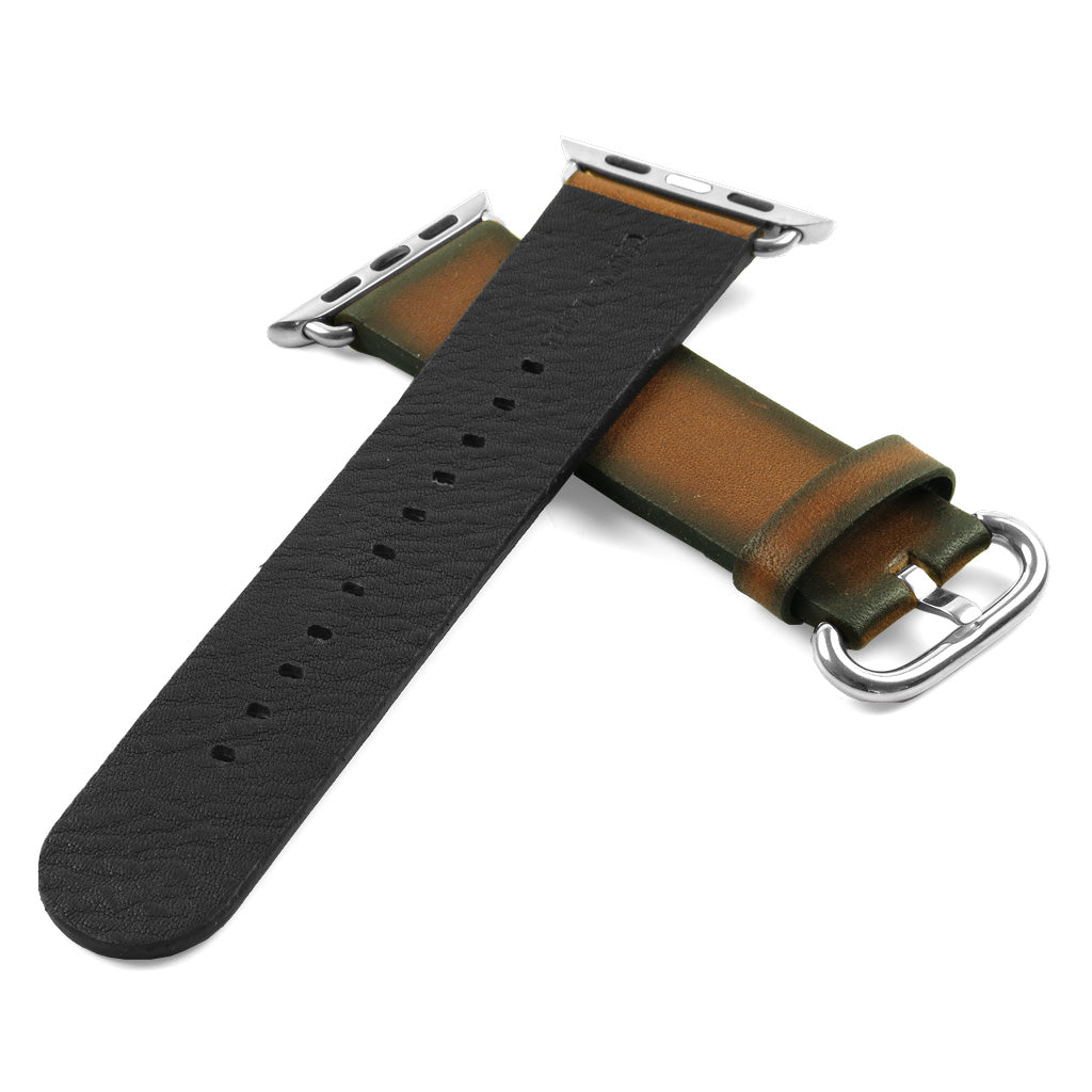 DASSARI Vintage Italian Leather Strap For Apple Watch