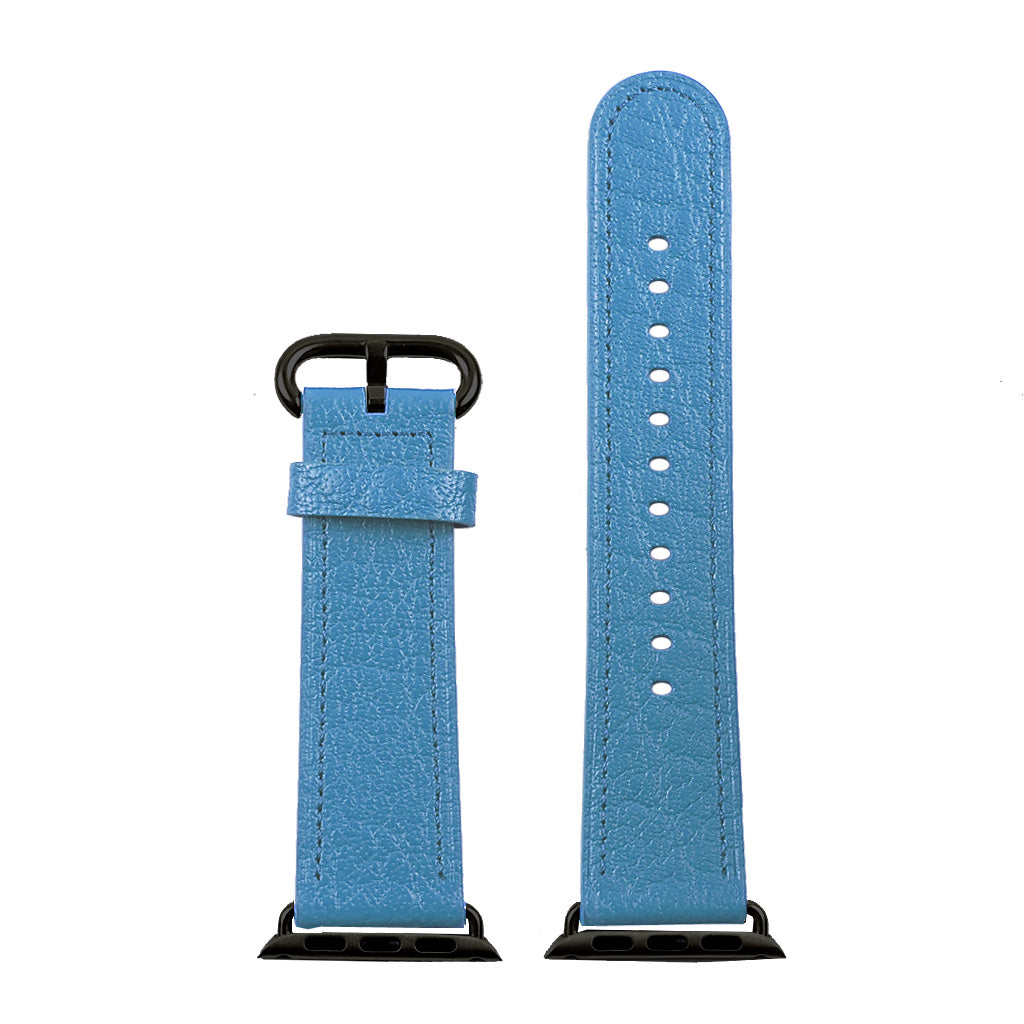 DASSARI Textured Finish Leather Strap For Apple