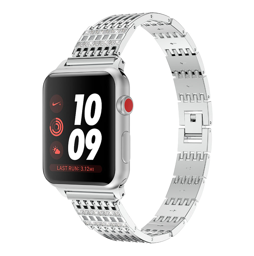 Alloy Link Strap with Rhinestones for Apple Watch