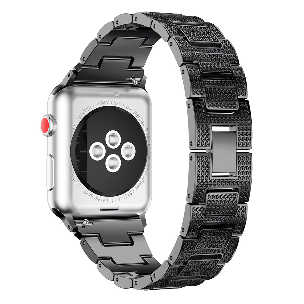 Stainless Steel Strap w/ Rhinestones for Fitbit Versa & Versa 2