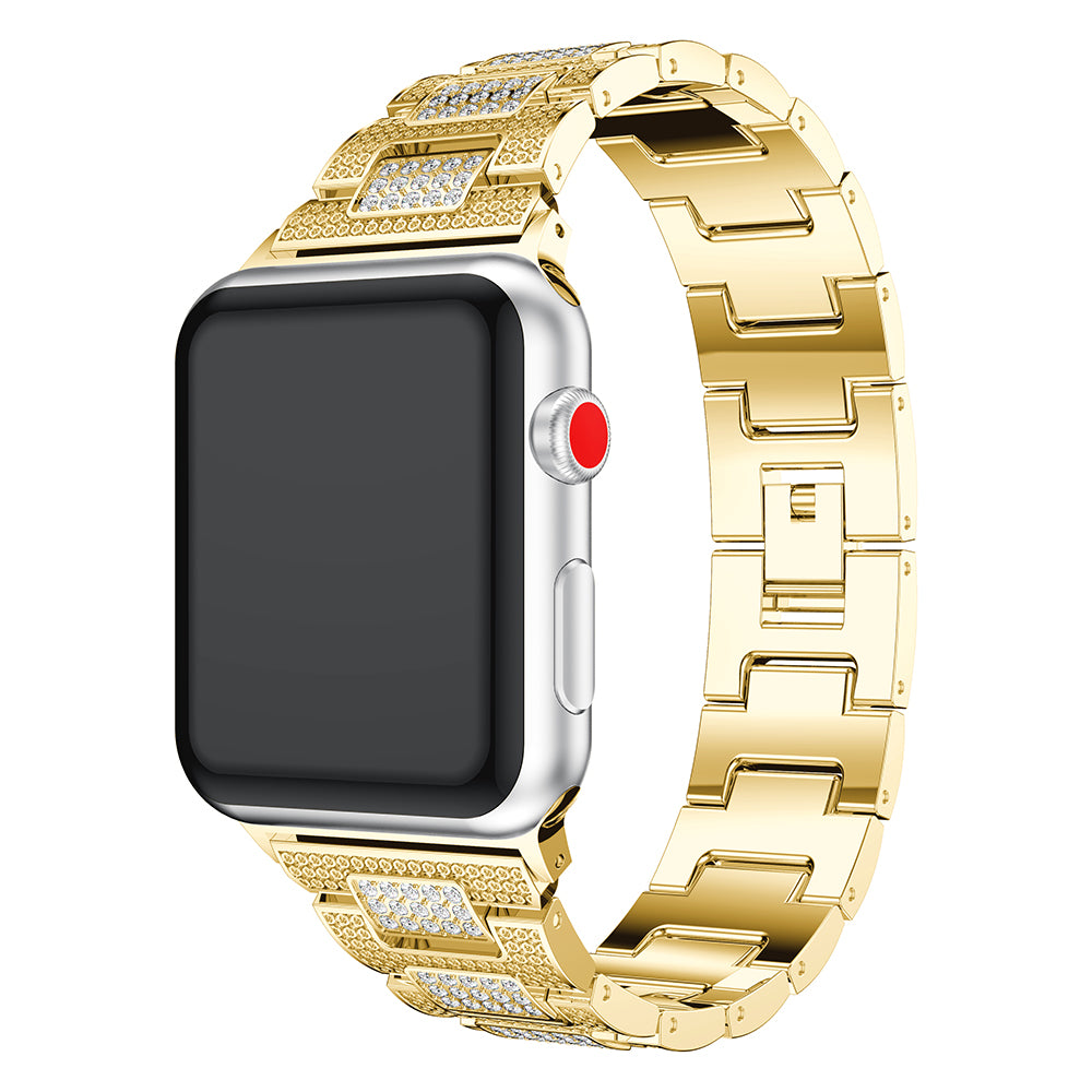 Stainless Steel Strap with Rhinestones for Apple Watch