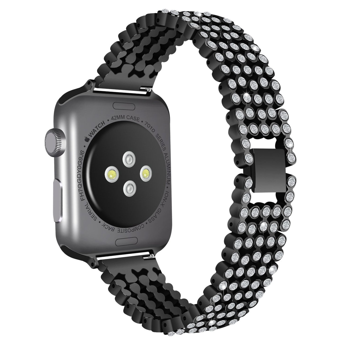 Rhinestone Alloy Bracelet for Apple Watch