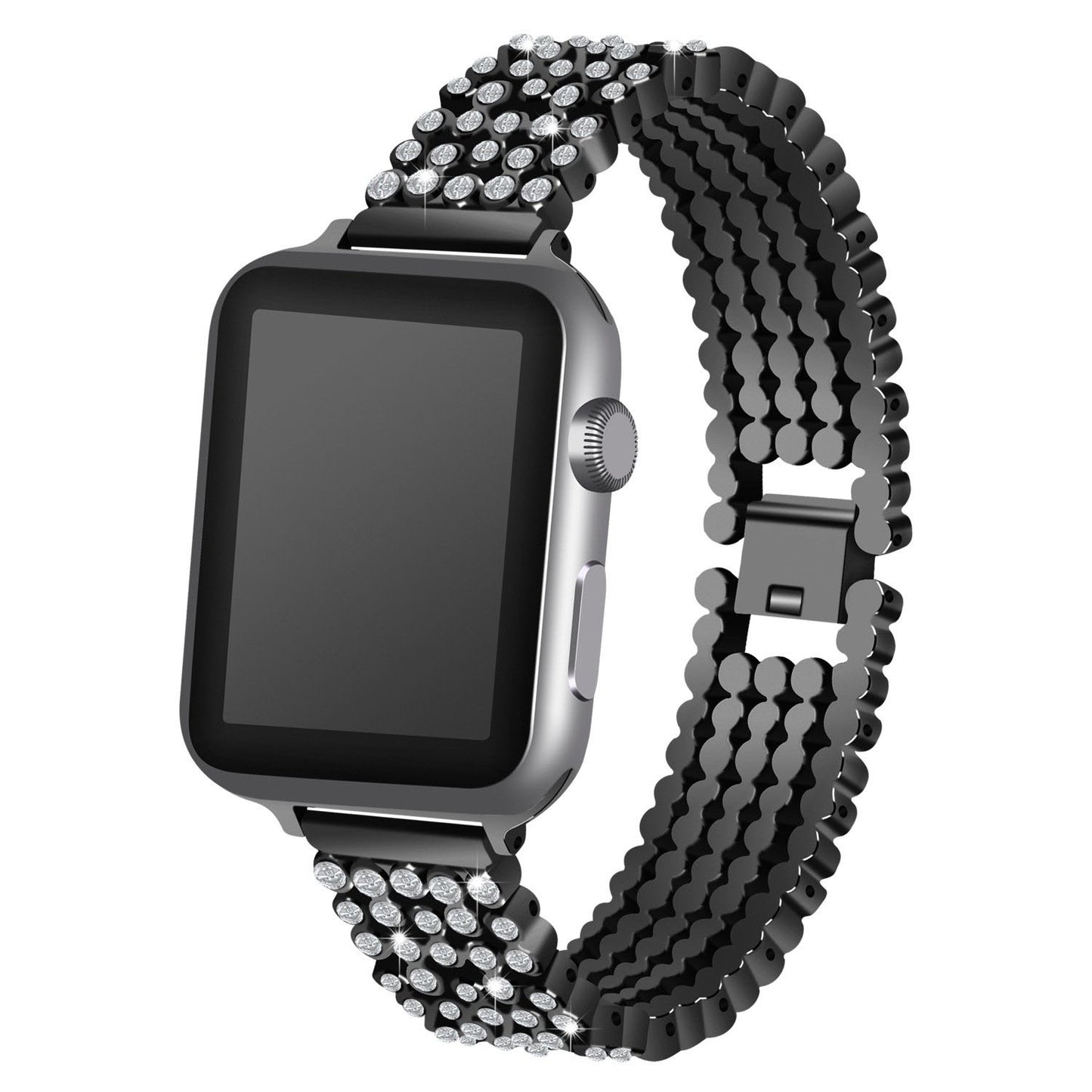 Rhinestone Alloy Bracelet for Apple Watch