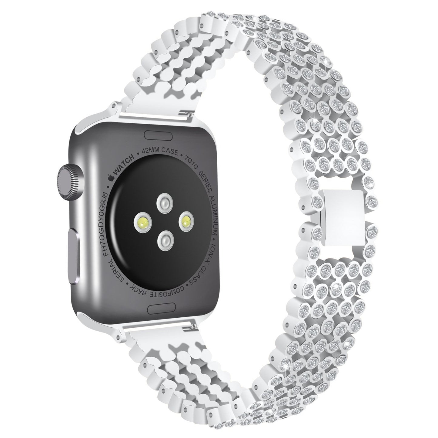 Rhinestone Alloy Bracelet for Apple Watch
